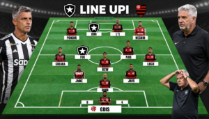 Botafogo vs Flamengo lineups